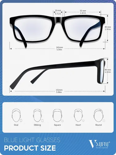 Miniatura 2 de Gafas de bloqueo de luz azul para hombres/mujeres, antifatiga, monitor de computadora, para juegos, mejora el sueño, reduce la fatiga ocular, gafas