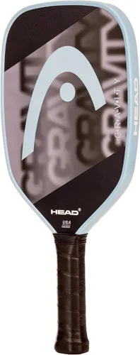 HEAD Gravity Team EX 2025 - Pala de pickleball - Superficie de fibra de vidrio HS, paleta de control, punto dulce alargado, tecnología SpinOn,
