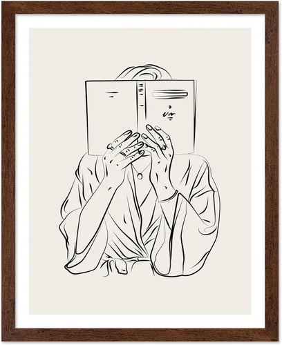 Miniatura 50 de Poster Master Póster de peonías – Estampado de flores retro – Ilustración floral – Ilustración en blanco y negro – Diseño de línea y abstracto