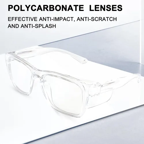 Miniatura 3 de Gafas de seguridad – Lentes antivaho – Protección ocular con escudos laterales – Anteojos protectores ANSI Z87.1 – Protección UV para mujeres