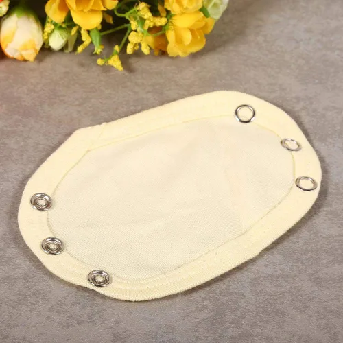 Miniatura 2 de TOPINCN 5 unidades de mameluco extensor de mameluco de algodón amarillo bebé niñas niños súper utilidad pañal mono compañero alargar película