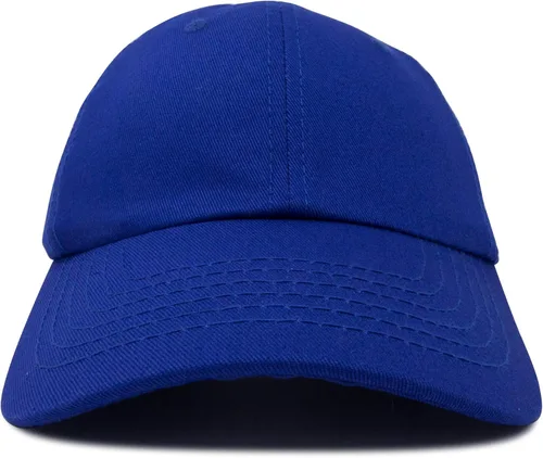 Miniatura 52 de DALIX Gorra de béisbol para papá, lisa, para hombre, mujer, algodón, ajustable, en blanco, sin estructurar, suave