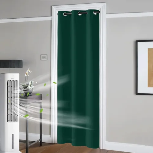 Miniatura 40 de RYB HOME - Cortinas opacas para patio - Cortinas con ojales sólidos, paneles de ventana grandes, eficiencia energética, cortinas de privacidad