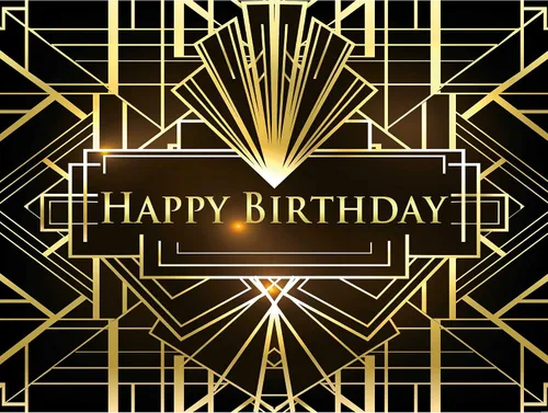 Miniatura 8 de Telón de fondo de fiesta de gran Gatsby de 7 x 5 pies, fondo retro rugido de los años 20 para adultos y niños, decoración artística de celebración