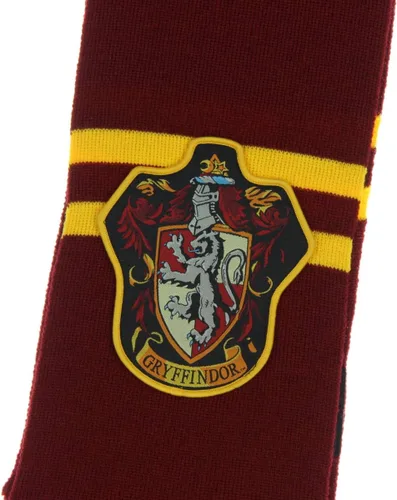 Miniatura 2 de Harry Potter Gryffindor - Bufanda tejida con parches, multicolor, talla única, Rojo