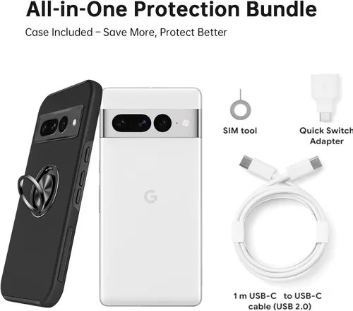 Miniatura 5 de Teléfono Google Pixel 7 Pro Desbloqueado - Smartphones Android 5G con 512GB de Almacenamiento, 12GB de RAM, Pantalla OLED QHD de 6.7", Cámara Nieve
