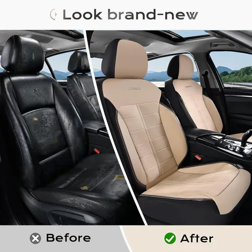 Miniatura 5 de Coverado Funda de asiento de automóvil, funda de asiento delantero de automóvil, malla de aire 3D, protectores de asiento transpirables, diseño