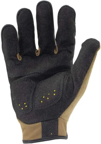 Miniatura 2 de Ironclad Command Impact - Guantes de trabajo para pantalla táctil, palma y dedos conductores, protección contra impactos, lavables a máquina Marrón