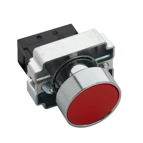 Miniatura 7 de Interruptor de botón momentáneo con cabezal plano, N/C - Encendido/apagado, botón de parada de inicio de reinicio automático para uso doméstico e