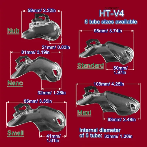 Miniatura 3 de Chastity Cage Jaula para pene compatible con FYJENNICC Solo tubo de castidad Juguete sexual para adultos Jaula de castidad masculina apta