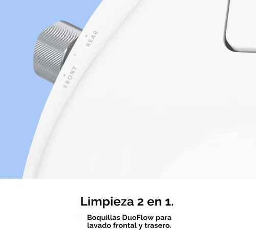 Miniatura 6 de TUSHY Wave Asiento de inodoro de bidé no eléctrico Diseño alargado elegante, liberación rápida para fácil limpieza Lavado frontal y trasero