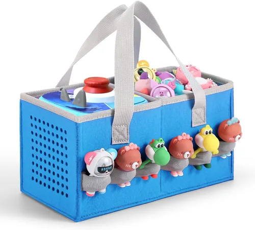 Miniatura 15 de Estuche de transporte Seracle Bolso de fieltro de viaje compatible con Toniebox 1/2 Juego de iniciación del reproductor de audio y estatuilla Tonies