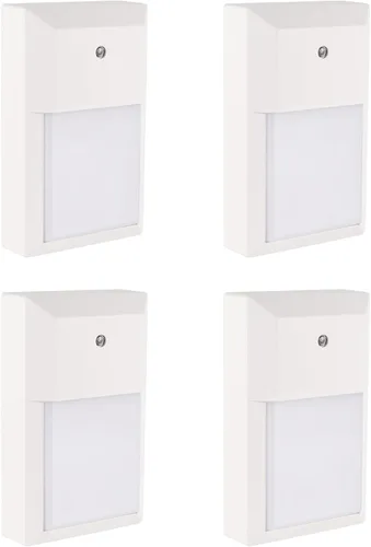 Miniatura 8 de YoonLIT - Farol LED de pared para exteriores, fotocélula del anochecer al amanecer, luz impermeable para porche, garaje, escalera, pasillo, 12 W