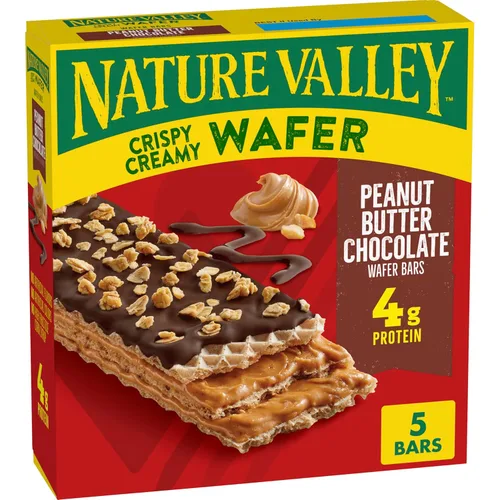 Miniatura 9 de Nature Valley Barras de Waffle Cremosas y Crujientes, Arándano, Grano Entero, 5 Barras, 6.5 oz