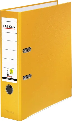 Miniatura 18 de Archivos de plástico originales Falken PP-Color. Fabricado en Alemania. Carpeta de anillos DIN A4 de 2.0 in de color pastel Aqua Carpeta de archivos