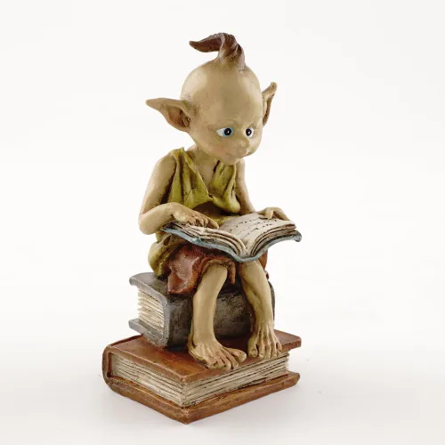 Miniatura 13 de Top Collection - Estatua miniatura para jardín de hadas y terrario Poco hada bostezando