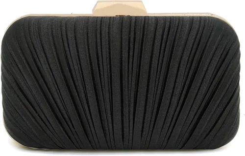 Crbeqabe Bolsos de mano para mujer, bolso de noche plisado, bolso de mujer para boda, fiesta, baile de graduación con cadena desmontable
