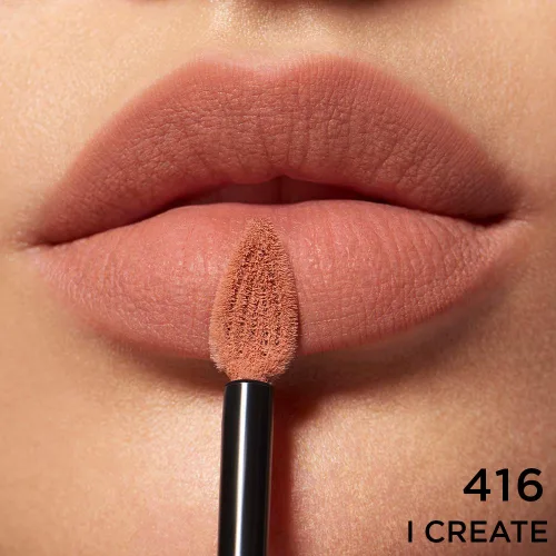 Miniatura 3 de L'Oréal Paris Makeup Rouge Signature - Pinta labios de larga duración acabado mate, ultraligero, ultracómodo, color de pigmento alto, aplicador