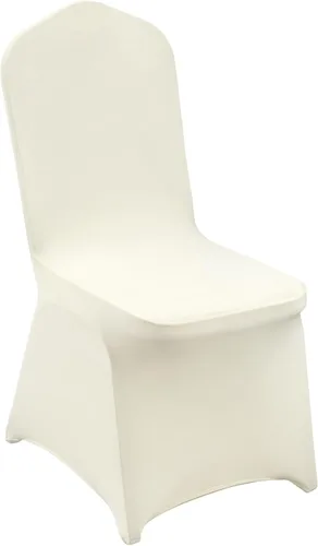 Miniatura 12 de VEVOR 12 Piezas Fundas de Silla de Frente Plano Poliéster Spandex Funda de Silla Elástica Fundas Deslizantes, Bodas, Vacaciones, Banquetes, Fiestas
