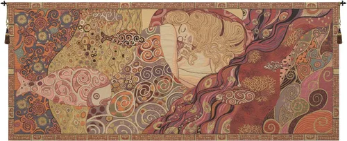 Miniatura 7 de Charlotte Home Furnishings Inc. The Kiss II - Tapiz italiano para colgar en la pared, 19 x 13 pulgadas, mezcla de algodón y poliéster, arte de pared