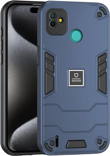 Miniatura 432 de Funda compatible con Huawei Y9 Prime (2019), compatible con Huawei Y9 Prime (2019) 4G STK-L21 2 en 1 [PC duro + TPU], funda de teléfono azul
