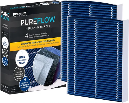 Miniatura 10 de Filtro de aire de cabina Pureflow PC4329X Compatible con BMW Alpina B6 xDrive Gran Coupe 2019-15, 2018-12 650i