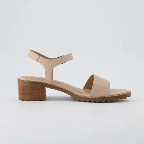 Miniatura 4 de CUSHIONAIRE Flynn one band block heel sandal +Memory Foam, Wide Widths Available
