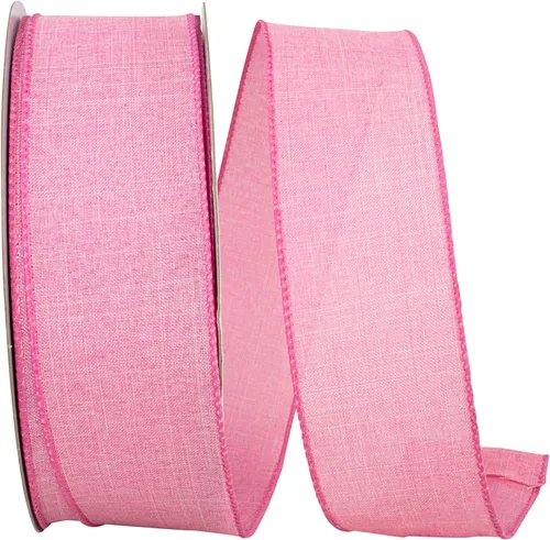 Miniatura 13 de Cinta Reliant Ribbon 92573W-031-09K para borde con alambre Everyday Linen Value, 1-1/2 pulgadas x 50 yardas, color negro