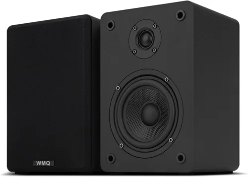 Miniatura 9 de Altavoces pasivos de estantería de 40 W x 2 para sonido envolvente de cine en casa, estéreo y monitor pasivo de campo cercano, de 2 vías, requiere
