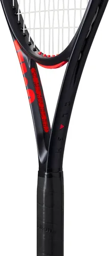 Miniatura 6 de Wilson Clash 100L V3 Strung - Raqueta de tenis para adultos, tamaño de agarre de 2-4 1/4 pulgadas, ensartada con Sensation 16 Natural a media