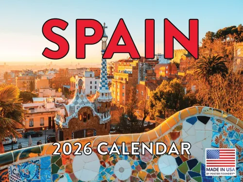 Miniatura 81 de Calendario Argentina 2026 Calendario mensual de pared de 12 meses Fabricado en Estados Unidos