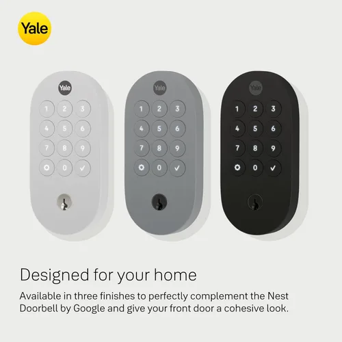 Miniatura 6 de Yale Cerradura Inteligente de Pestillo con Llave Ash con Google Matter, YRD510-MT1-ASH