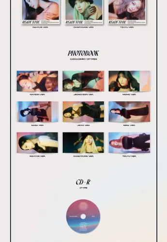 Miniatura 2 de TWICE READY TO BE 12th Mini álbum DIgipack Versión CD+POB+Póster plegable en paquete+Photobook+Photocard+Pegatina+Seguimiento sellado (Mina)
