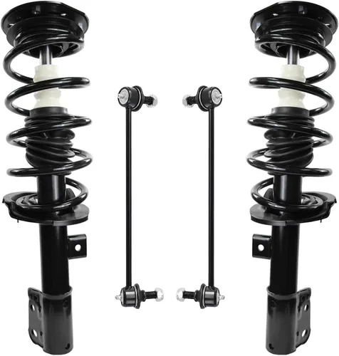 Miniatura 95 de Detroit Axle - Kit de 4 piezas RWD Puntales Delanteros Barras Estabilizadoras para Ford F-150 2021 2022 2023 2024, 2 Puntales con Resorte Helicoidal