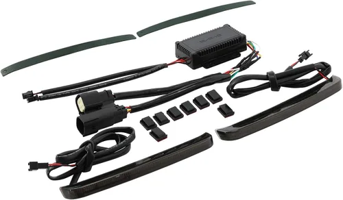 Miniatura 11 de TCMT - Luz LED para alforja con señal de marcha, freno y giro para Harley Electra Glide 2014-2024 con lente transparente