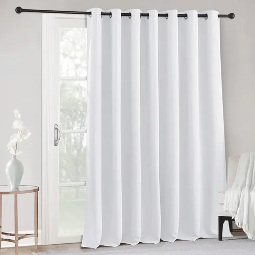 Miniatura 37 de RYB HOME - Cortinas opacas para patio - Cortinas con ojales sólidos, paneles de ventana grandes, eficiencia energética, cortinas de privacidad