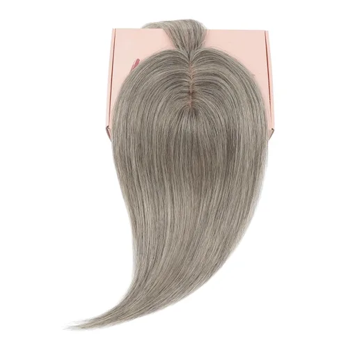 Miniatura 69 de Rich Choices Pelucas con topper de cabello para mujeres, cabello humano real 100% Remy, sin flequillo, para mujeres con adelgazamiento en la parte