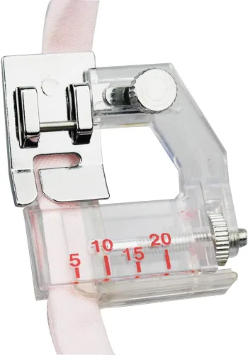 Pie para máquina de coser, fijación a presión, ajustable, 1", 1/2" o 3/4" para Singer, Brother, Babylock, Juki, Janome, Honeysew