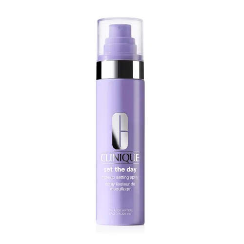 Miniatura 7 de Clinique Set The Day - Spray fijador de maquillaje con agua de aloe + antioxidantes, establece el maquillaje todo el día, calmante e hidratante, sin