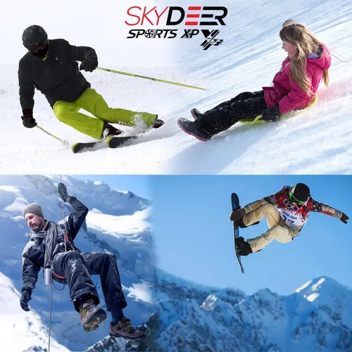 Miniatura 5 de SKYDEER Waterproof and Windproof Genuine Deerskin Leather Ski Gloves with 150g 3M Thinsulate Insulation (SD8648T)