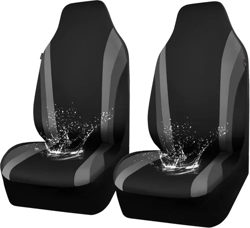 Miniatura 10 de CAR PASS AquaShield - Fundas de asiento de automóvil impermeables de neopreno solo para asientos delanteros, fundas de asiento de cubo de respaldo