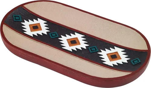Miniatura 8 de Avanti Linens - Vaso, artículos esenciales para el baño de invitados, decoración azteca para el hogar (colección de baile navajo)