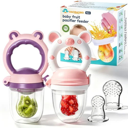 Miniatura 9 de Chupete alimentador de frutas congeladas y sólidos para bebés, juguete mordedor infantil de 4 meses, bolsa de silicona sin BPA y pezón, introduce