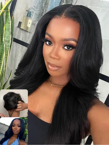 Miniatura 14 de Nadula Bye Bye Cap 13x4 HD Cuero Cabelludo Real 3D Body Wave Pelucas de Encaje Frontal de Cabello Humano Pre Todo, Peluca Sin Pegamento con Cordón