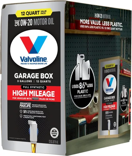 Miniatura 15 de Valvoline - Aceite de motor de mezcla sintética SAE 10W-40 de alto kilometraje, con tecnología MaxLife, 1 cuarto de galón, caja de 6