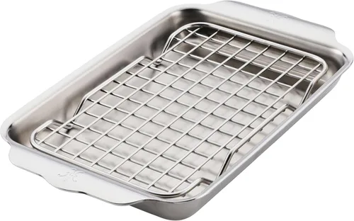 Miniatura 9 de Hestan Provisions OvenBond - Sartén mediana de acero inoxidable con revestimiento triple de 12 x 15 pulgadas