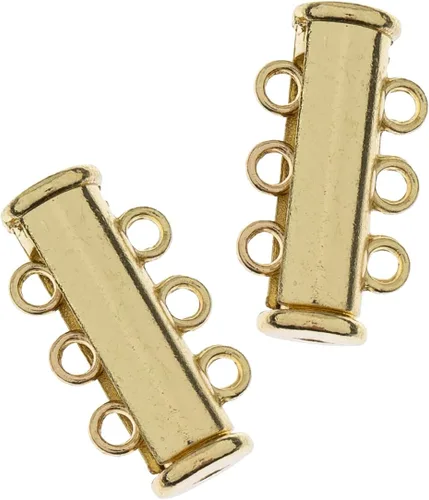 Miniatura 27 de John Bead Beadwork Findings - Colgante dorado (3 unidades)