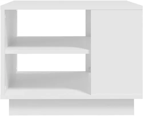 Miniatura 6 de mesas de Centro para sala Juego de mesa de comedor blanca 21.7 x 21.7 x 16.9 pulgadas, madera de ingeniería, adecuada para dormitorios, salas