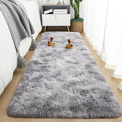 Miniatura 41 de Tepook Alfombras súper suaves y esponjosas para sala de estar, alfombras de área de 8 x 10 pies para dormitorio, alfombra moderna peluda, alfombras