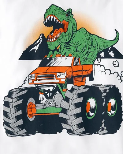 Miniatura 2 de The Children's Place Camisetas gráficas de manga larga Dino para niños